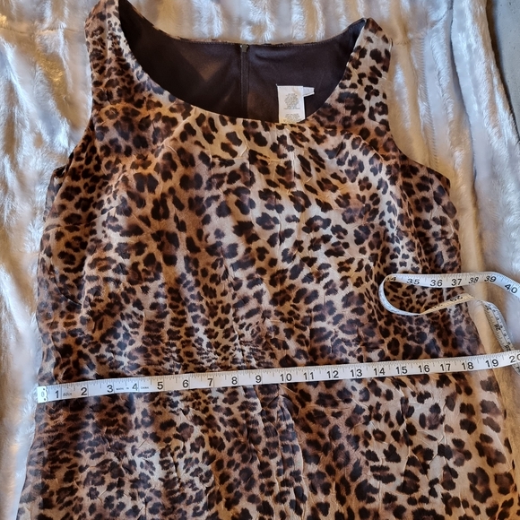NWT Db Collection Sleeveless Leopard Dress With Short Sleeved Blazer. - Picture 13 of 16
